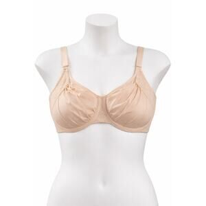 Olga by Warners GI8961A Soft Pink Full Coverage Underwire Bra 42DD Unlined